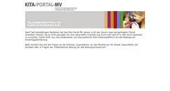 Desktop Screenshot of kita-portal-mv.de